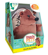 Creativity for Kids Sequin Pets Stuffed Animal - Happy the Hedgehog Plush Toy