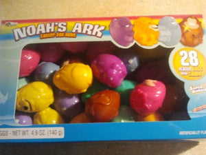 Noah's Ark Easter Egg Hunt 28 Candy Filled Plastic Eggs