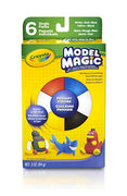 Crayola Model Magic .5 Ounces 6/Pkg-Primary