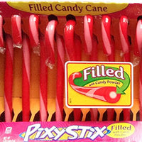 Wonka Pixy Stix 9 Filled Candy Canes With Candy Powder