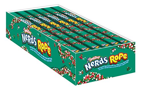 Nerds Rope, Christmas, 0.92 Oz., 24Count