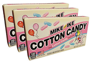 Mike and Ike Spring Chewy Cotton Candy Box 3 Pack 5 oz