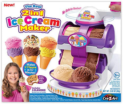  AMAV Toys Ice Cream Maker Machine Toy - Make Your Own Home Made  Ice - Cream Multi Color,Blue,white,8.9 x 5.3 x 11 inches : Toys & Games