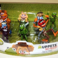 Muppets Most Wanted 7 Figure Playset, Kermit, Miss Piggy, Fozzie, Gonzo, Animal and Walter