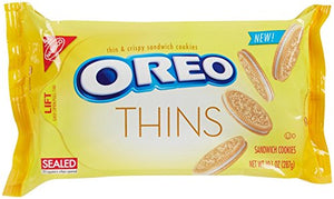 Oreo Thins Sandwich Cookies - Golden - 10.1 oz