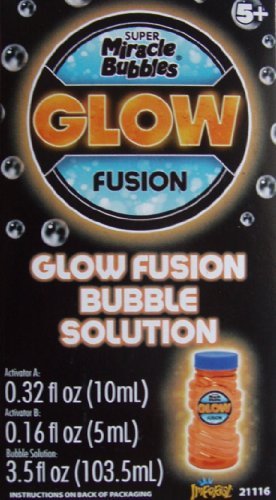 Imperial Toy Glow Fusion Bubble Solution Orange