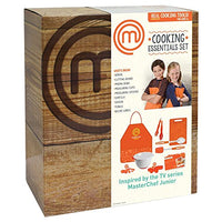 MasterChef Junior Cooking Essentials Set - 9 Pc. Kit Includes Real Cookware for Kids, Recipes and Apron