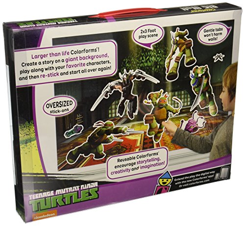 Colorforms Brand Teenage Mutant Ninja Turtles Big Wall Playset | Lucky ...