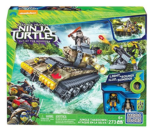Mega Bloks Teenage Mutant Ninja Turtles Jungle Takedown Set