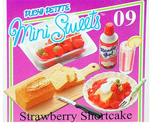 Re-Ment Strawberry Shortcake Dessert Collectible Set OOP Retired Mini Miniature Food Doll Dollhouse 2006 Toy