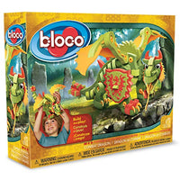 Bloco Toys Combat Dragon | STEM Toy | Fantasy Mythical Creatures | DIY Building Construction Set (155 Pieces)