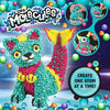 The Orb Factory Orbmolecules Merkitty Never Dries Compound, Aqua/Pink/Yellow, 9.44" x 3.44" x 8.44"-Packaging May Vary