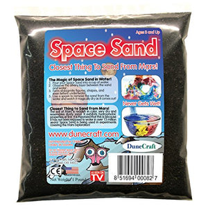 DuneCraft Space Sand Domed Terrarium, Black, 1 lb