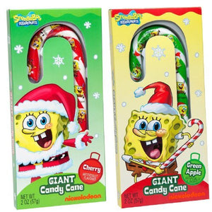 SpongeBob Christmas Giant Candy Cane - One Varied Multi Color