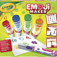 Crayola Emoji Stamp Maker, Marker Maker, Gift, Ages 6, 7, 8, 9, 10, 11, 12