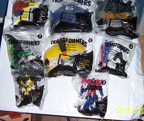2016 McDonalds Happy Meal Toys Transformers complete set