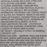 Bubble Mania Bubble Crush Bubble Gum Nuggets Assorted Fruit Flavors 1.98oz each (Pack of 12)