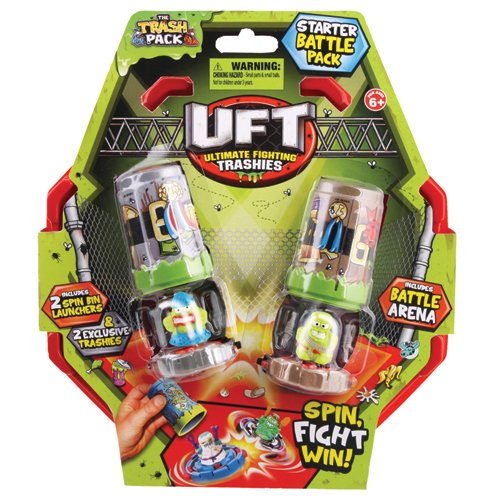 The Trash Pack Ultimate Fighting Trashies - Battle Arena And 2 Spin Bins