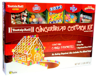 Gingerbread Cottage or House Kit (Tootsie Roll)