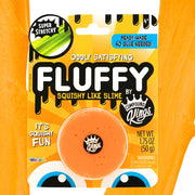 Fluffy Slime Blister Card - Orange