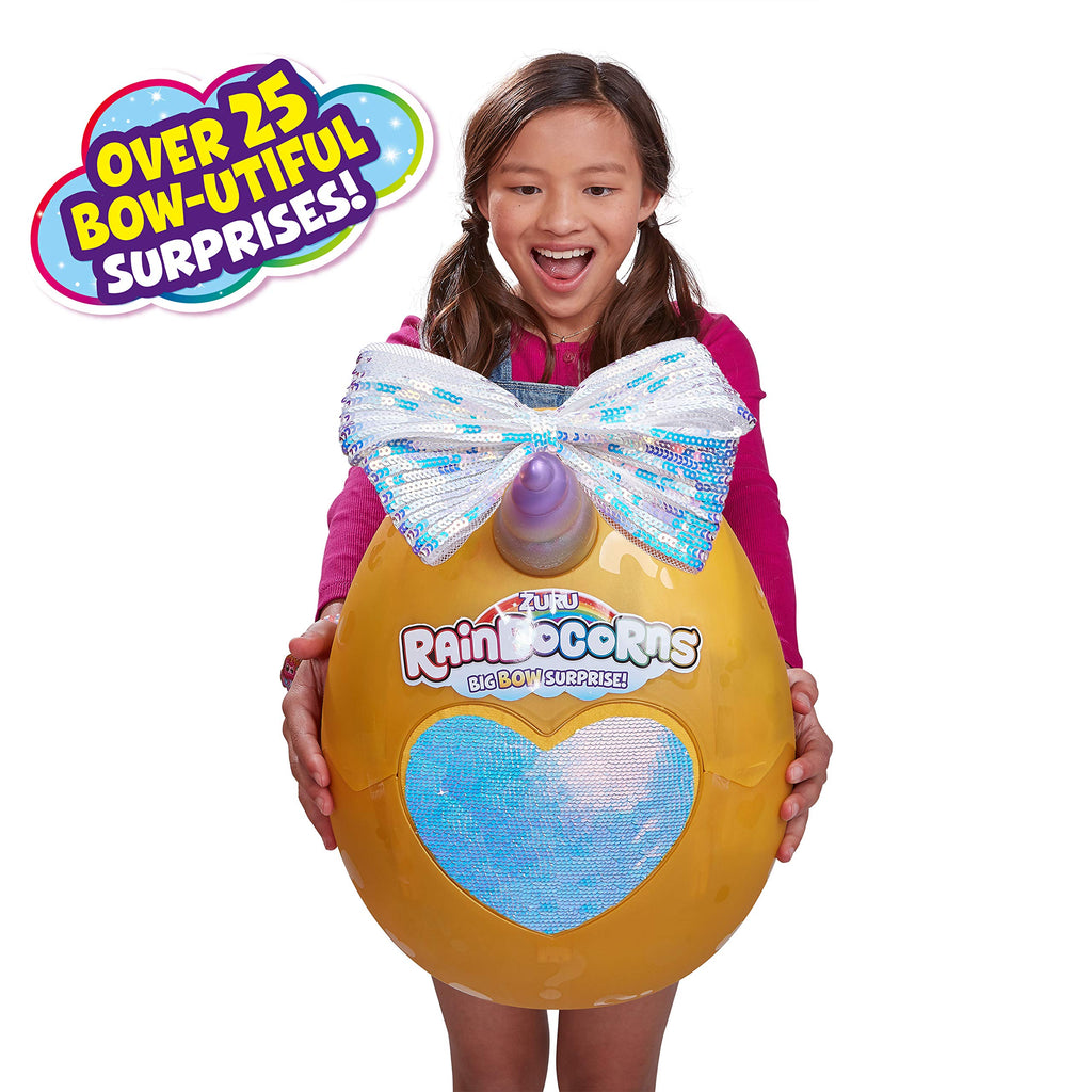 Rainbocorns Giant Big Bow Surprise Mystery Egg (Includes 25+