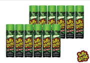 Glow in the Dark Silly String Spray Streamers - Party Fun Pack of 12 Cans of 3 Ounce Streamers